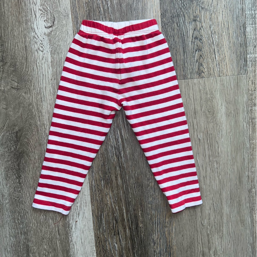 Baby Luigi striped leggings
